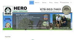 Desktop Screenshot of herohomeinspection.com